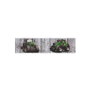 TRACTOR BEHANGRAND | Kinderkamer - groen - A.S. Création Only Borders 11