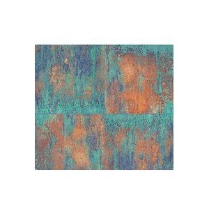 A.S. Création behang vintage bloemen blauw, bruin en roest bruin - AS-361181 - 53 cm x 10,05 m