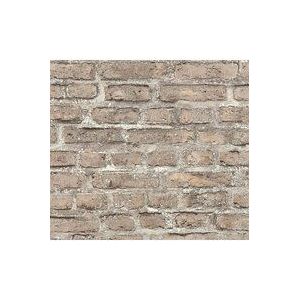 BAKSTENEN BEHANG | industrieel - Grijs Bruin - A.S. Création Elements 2