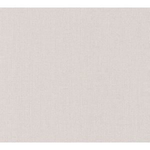 LINNENLOOK BEHANG | Basic Uni - Beige Grijs - A.S. Création Pure Elegance