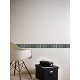 SLOOPHOUT BEHANGRAND | Industrieel - blauw bruin meerkleurig - A.S. Création Only Borders 11