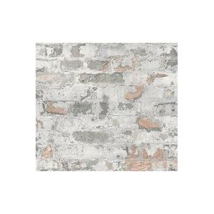 STEEN EN BETONLOOK BEHANG | industrieel - Grijs Wit Rood Zwart - A.S. Création Elements 2