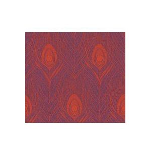 Architects Paper Vliesbehang Absolutely Chic behang met pauwenveer 10,05 m x 0,53 m metallic rood paars Made in Germany 369715 36971-5
