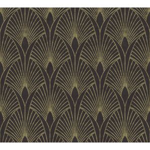 Livingwalls - New Walls - Vliesbehang - Zwart - Scheurbestendig - Goed Lichtbestendig