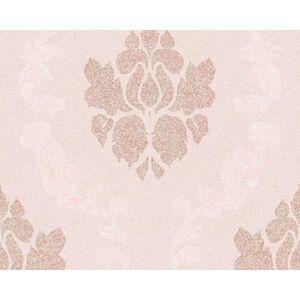 LANDELIJK BAROK BEHANG | Ornamenten - roze creme - A.S. Création New Elegance