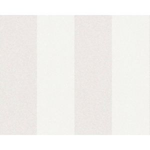 STREPEN BEHANG | Landelijk - creme beige wit - A.S. Création New Elegance