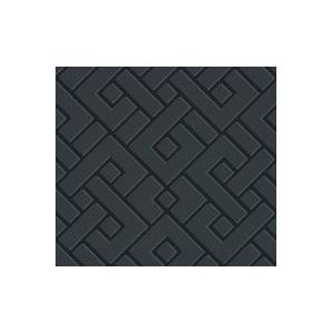 Michalsky Living geometrisch behang Change is good Magic Meander vliesbehang zwart metallic mat glanzend fijn gestructureerd 379844