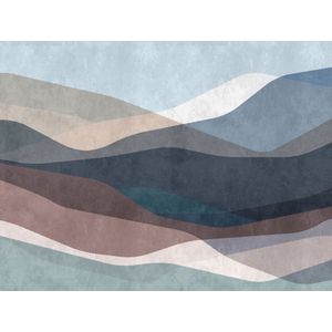 ABSTRACT LANDSCHAP FOTOBEHANG | 3,71 x 2,80 meter - A.S. Création Metropolitan Stories ""The Wall