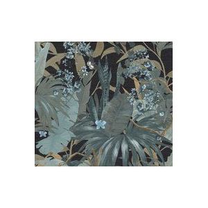 EXOTISCHE PLANTEN BEHANG | Botanisch - turquoise bruin zwart grijs - A.S. Création Desert Lodge