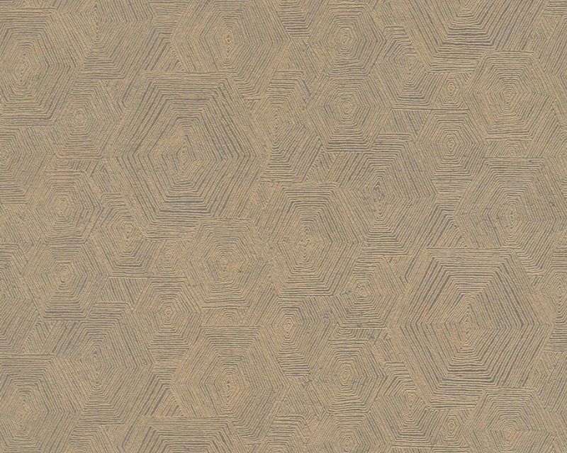 Livingwalls - My Home My Spa - Vliesbehang - Goud - 10 Meter x 0,53 Meter