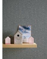 Nara - Vliesbehang - Geometrisch - Wit - Vinyl - 10.05 Meter