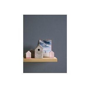 A.S. Création - Nara - Behang - Uni - Blauw - Vliesbehang