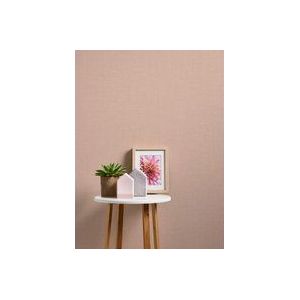 LINNENLOOK BEHANG | Uni - roze beige - A.S. Création Nara