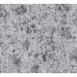 Metallic behang zilver zwart metallic - Livingwalls Premium Wall 2 389696 - vliesbehang poetslook - 10,05 m x 0,53 m Made in Germany