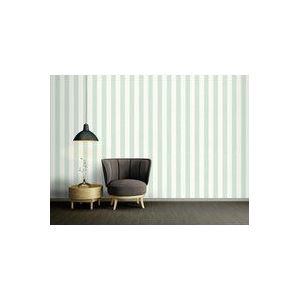 A.S. Creation - Attractive - Vliesbehang - Groen Beige Blauw - Geometrisch Motief