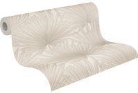 A.S. Création - Antigua - Vliesbehang - Beige Crème Zilver