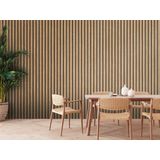 Vliesbehang - Houtlook - Licht Gestructureerd - 10,05 m x 0,53 m