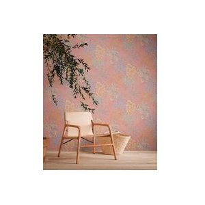 A.S. Création - Botanisch Behang - Roze Blauw Geel - Vliesbehang - 10.05 Meter