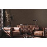 GRAFISCHE ELEMENTEN BEHANG | Industrieel - chocolade bruin - A.S. Création Metropolitan Stories 3