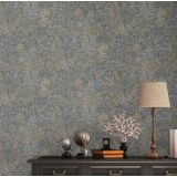 A.S. Création - Metropolitan Stories - Vliesbehang - Zwart Goud Zilver Grijs Metallic - 10.05m x 53cm