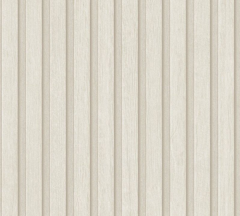 LATTENWAND BEHANG | industrieel Creme Beige A.S. Création Elements 2