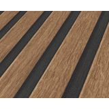 A.S. Création - Vliesbehang - Houtlook - Licht Gestructureerd - 10,05 m x 0,53 m