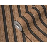 A.S. Création - Vliesbehang - Houtlook - Licht Gestructureerd - 10,05 m x 0,53 m