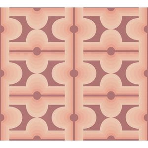A.S. Création - Retro Chic - Vliesbehang - Rood Oranje - 8,50 m x 0,53 m