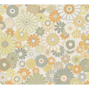 Retro Chic - Oranje - Retro - 395353 | 4051315625910 | Behang