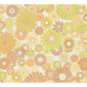 Retro Chic - Geel - Retro - 395355 | 4051315625958 | Behang