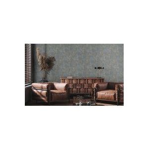 ROEST BEHANG | Industrieel - Blauw Rood Goud Groen - Livingwalls Stories of Life