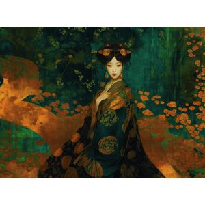 JAPANSE GEISHA FOTOBEHANG | 3,71 x 2,80 meter - A.S. Création Jade 2