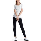 Bikini - Effen - Jersey - Ronde Hals - Halve Mouw - Slanke Pasvorm