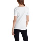 Bikini - Effen - Jersey - Ronde Hals - Halve Mouw - Slanke Pasvorm