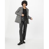 Brand - Effen T-shirt met Halve Mouw en Geribbelde Kraag