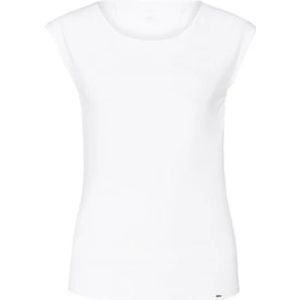 Marc Cain - Basic Shirt - Wit - Dames - Met Wijde Halslijn
