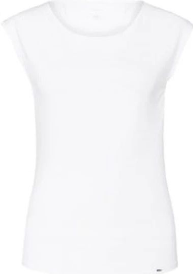 Marc Cain - Basic Shirt - Wit - Dames - Met Wijde Halslijn