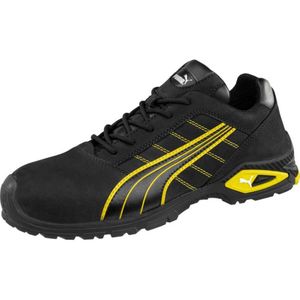 Puma Sicherheitsschuh Amsterdam Low Größe 43 schwarz / gelb - 64.271.0-43