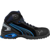 Puma - Rio Black Mid - Werkschoen - Zwart - Suede Leder