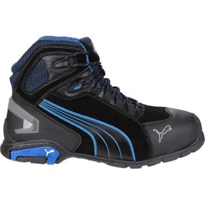 Puma - Rio Black Mid - Werkschoen - Zwart - Suede Leder