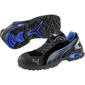 Puma Veiligheidsschoen - Zwart/Blauw - S3 SRC EN ISO 20345 - Velours