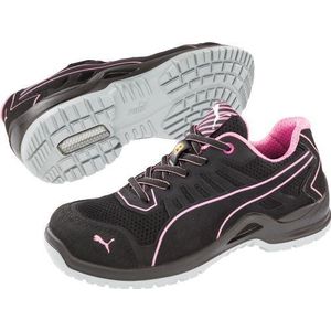 Puma Safety Fuse TC Laag S1P 644110 - Zwart/Roze - 36