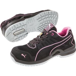 PUMA Damensicherheitsschuh Fuse TC Pink Wns Low Größe 40 schwarz / pink - 64.411.0-40