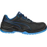 Puma Veiligheidsschoen | maat 48 zwart/blauw | S3 ESD SRC EN ISO 20345 | nubuckleer | 1 stuk - 64.422.0-48 64.422.0-48