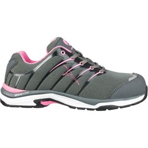 Albatros - Sicherheitshalbschuh 645200 Twist pink wns Low S1P esd src dguv Gr. 36 grau/pink