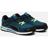 Blaze - Knit - Lage Veterschoenen - Zwart - Textiel