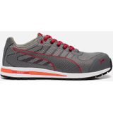 Puma Safety Xelerate Knit Laag S1P 643070 - Grijs/Rood - 43