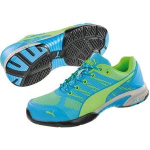 Puma Dames-veiligheidsschoen | maat 36 blauw/groen | S1P HRO SRC EN ISO 20345 | textielweefsel | 1 stuk - 642900360000036 642900360000036