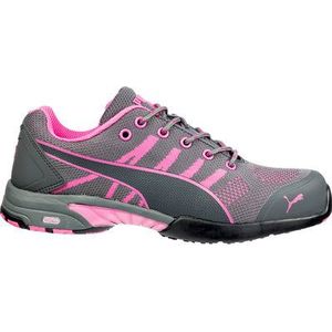 PUMA Celerity Knit Pink 642910-39 Veiligheidsschoenen S1 Schoenmaat (EU): 39 Grijs, Pink 1 stuk(s)