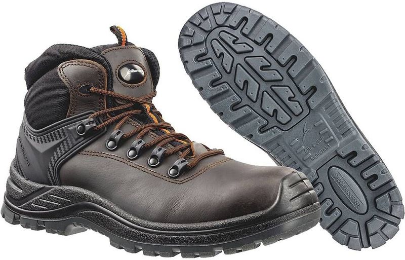 Albatros - ENDURANCE MID - Veiligheidslaars - Zwart - Gevet Runderleder